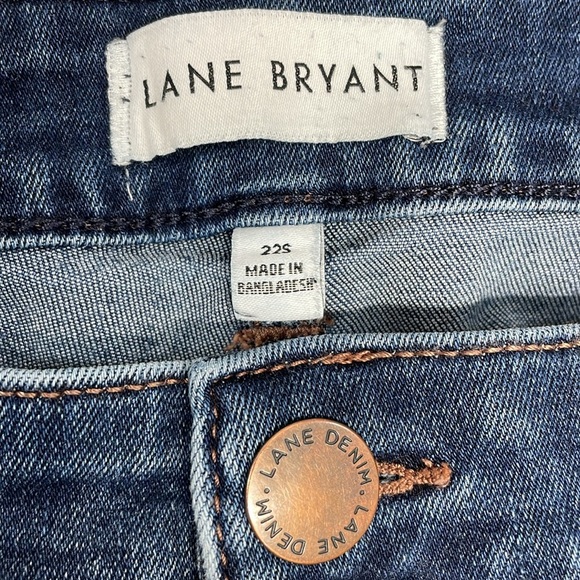 Lane Bryant Flex Magic Waistband Signature Fit Mid Rise Skinny Denim Jeans 22S - Picture 11 of 16